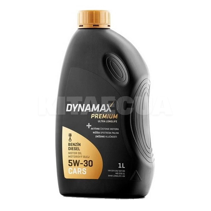 Масло моторное синтетическое 1л 5W-30 PREMIUM ULTRA F DYNAMAX (501998)