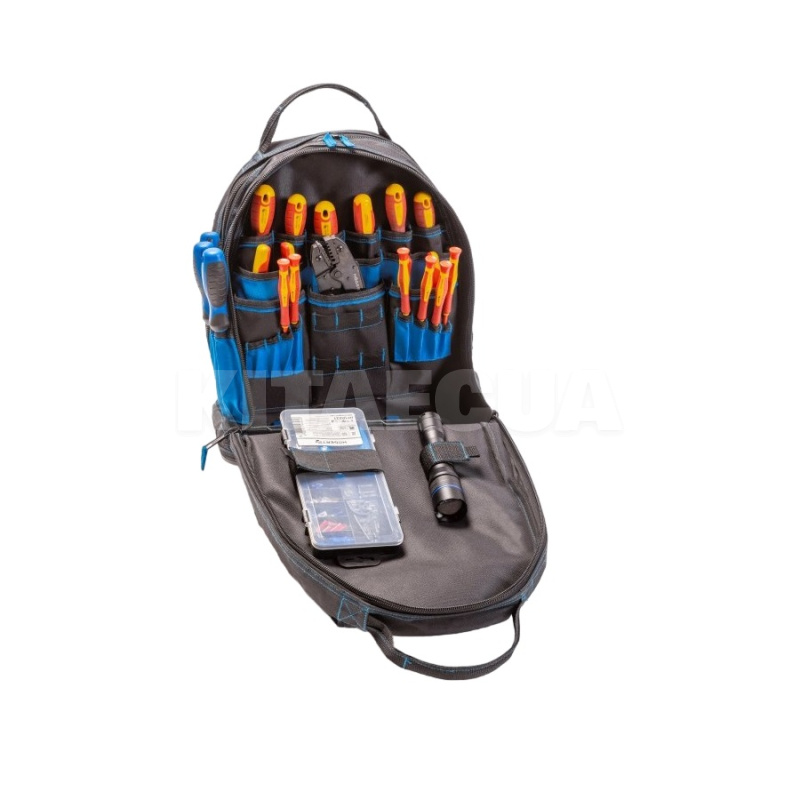 Рюкзак для инструментов Heavy Duty на 22 секции 34х21х48 см HOEGERT (HT7G225) - 3