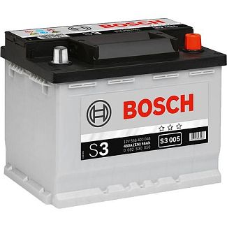 Аккумулятор автомобильный 56Ач 480А "+" справа BOSCH