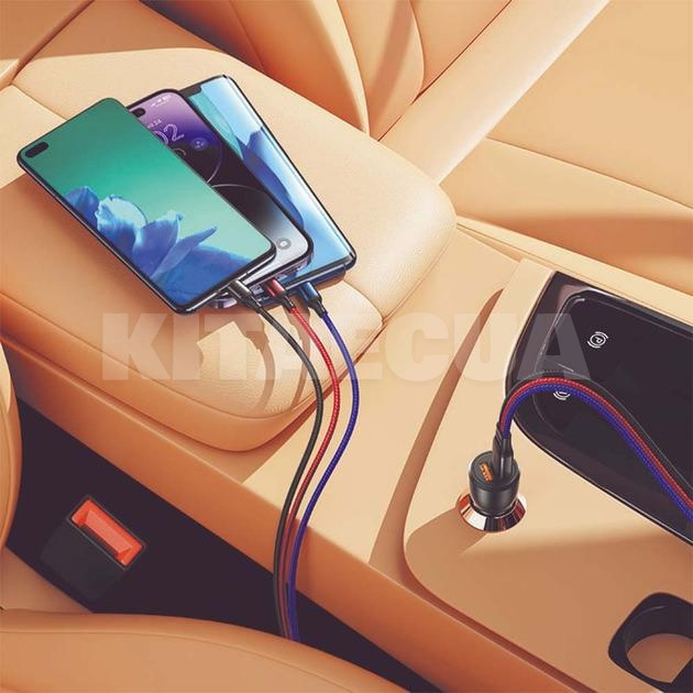 Автомобильное зарядное устройство 2USB 2.4A XO (XO-CC55-BK) - 5