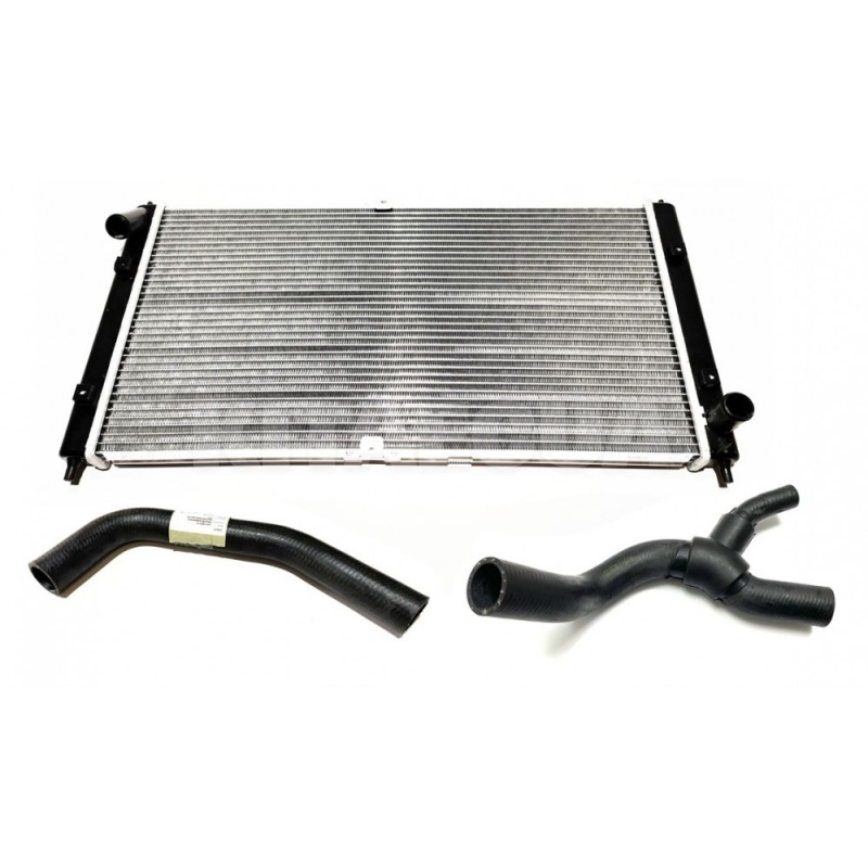 Радиатор охлаждения (сотовый) с патрубками KIMIKO на Chery KARRY (A15-1301110CA-KM-A15-1303210-UNI-A15-1303110-UNI-K)