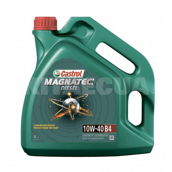Масло моторне напівсинтетичне 4л 10W-40 MAGNATEC DIESEL B4 CASTROL (R1-MAGDB4-4X4L-Castr)