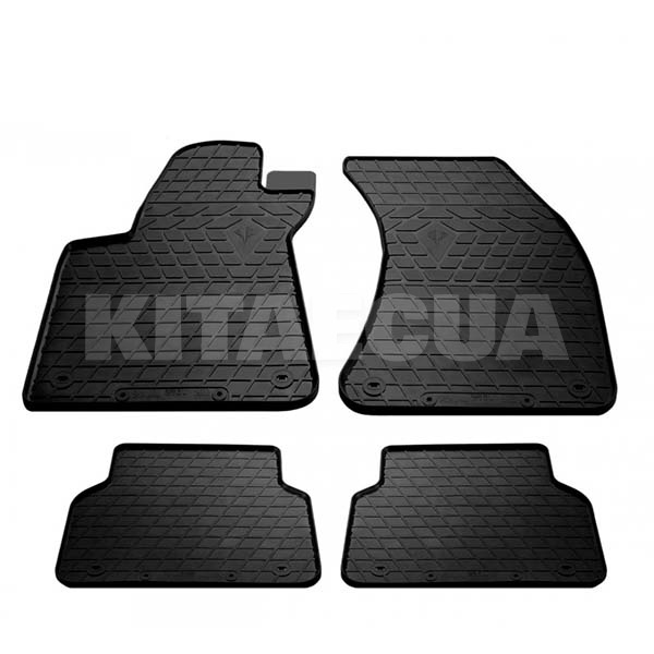Резиновые коврики в салон AUDI A8 (D4) short (2010-2017) AV2 клипсы Stingray (1030194)