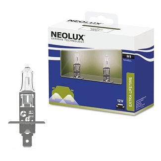 Галогенні лампи H1 55W 12V Extra Lifetime комплект NEOLUX