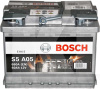 Аккумулятор 60Ач Euro (T1) 242x175x190 с обратной полярностью 680А S5 Bosch (BO 0092S5A050)