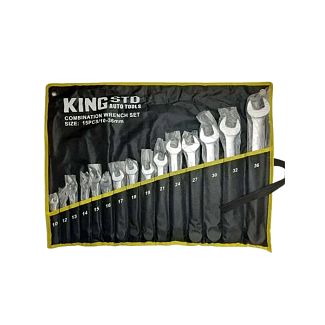 Набор ключей комбинированных 15 предметов 10-36 мм KING STD