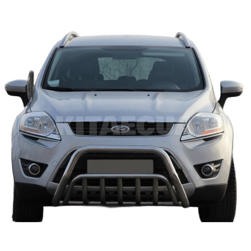 Кенгурятник WT002 Ford Kuga 2008-2013 нержавеющая сталь CAN (dd22427) - 2