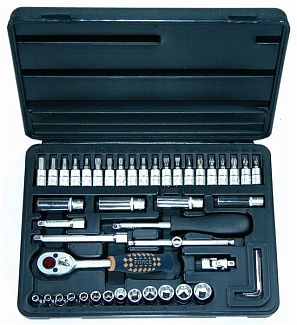 Набор торцевых головок 46 предметов 1/4" FORCE