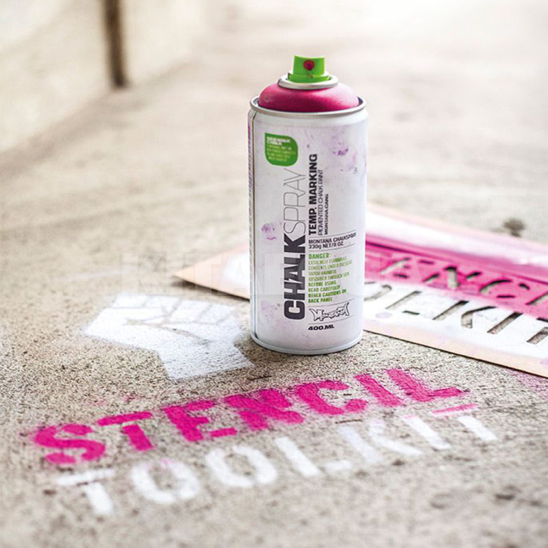 Фарба декоративна крейдяна 400мл 9100 біла матова Chalk MONTANA (376238-MONTANA) - 2