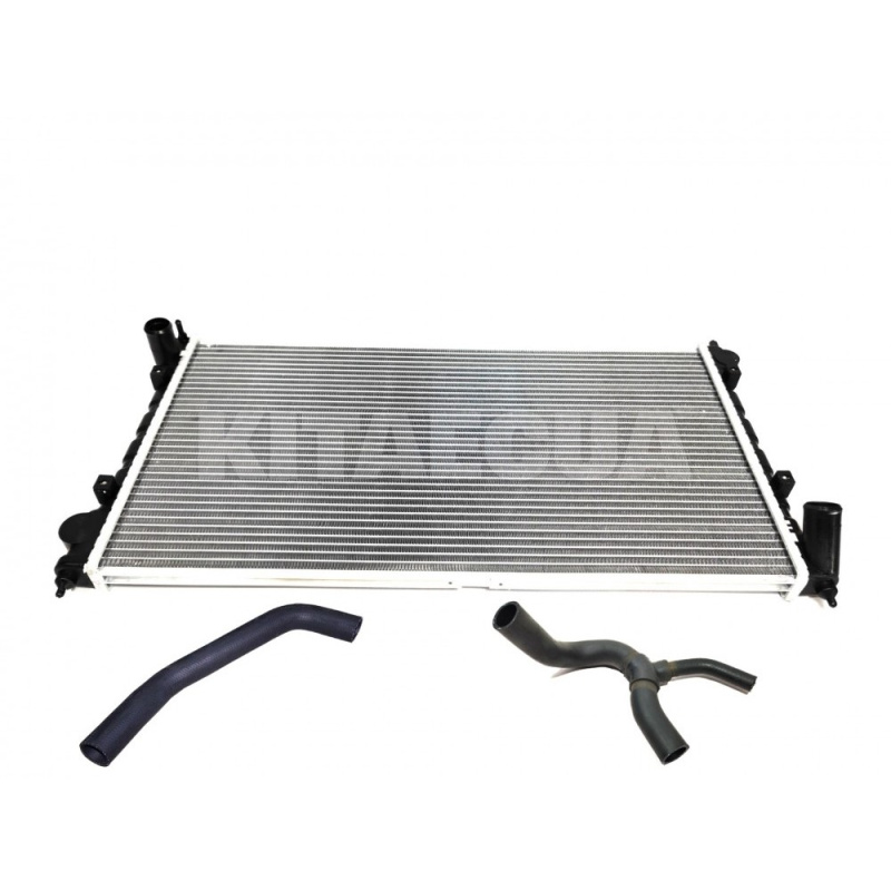 Радиатор охлаждения (сотовый) с патрубками KLM Autoparts на Chery AMULET (A15-1301110CA-A15-1303110-A15-1303210)