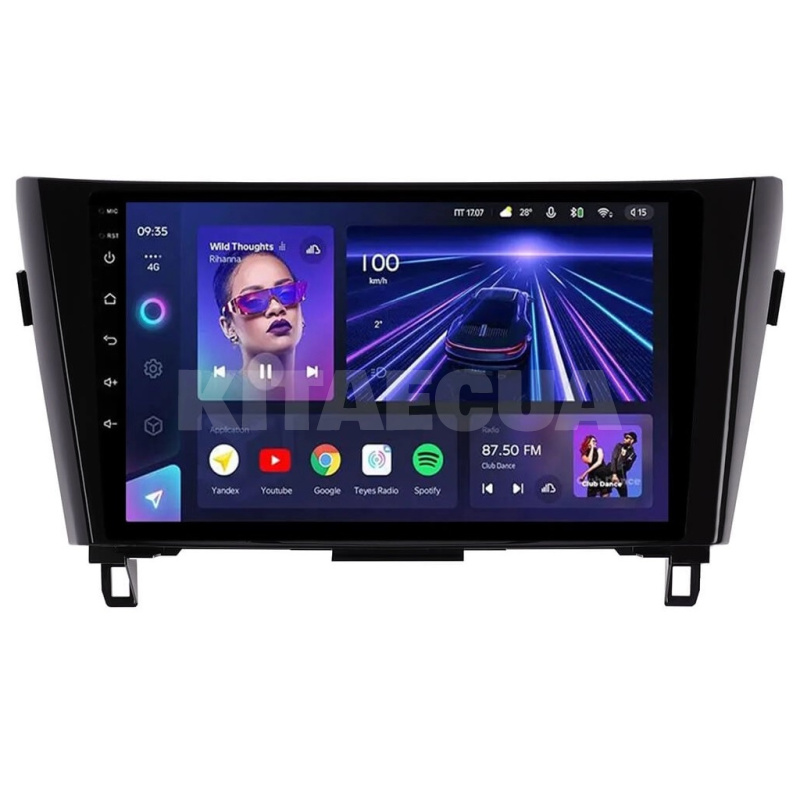 Штатна магнітола CC3L 4+64 Gb 10" Nissan X-Trail 2014-2020 UV Black Teyes (57093)