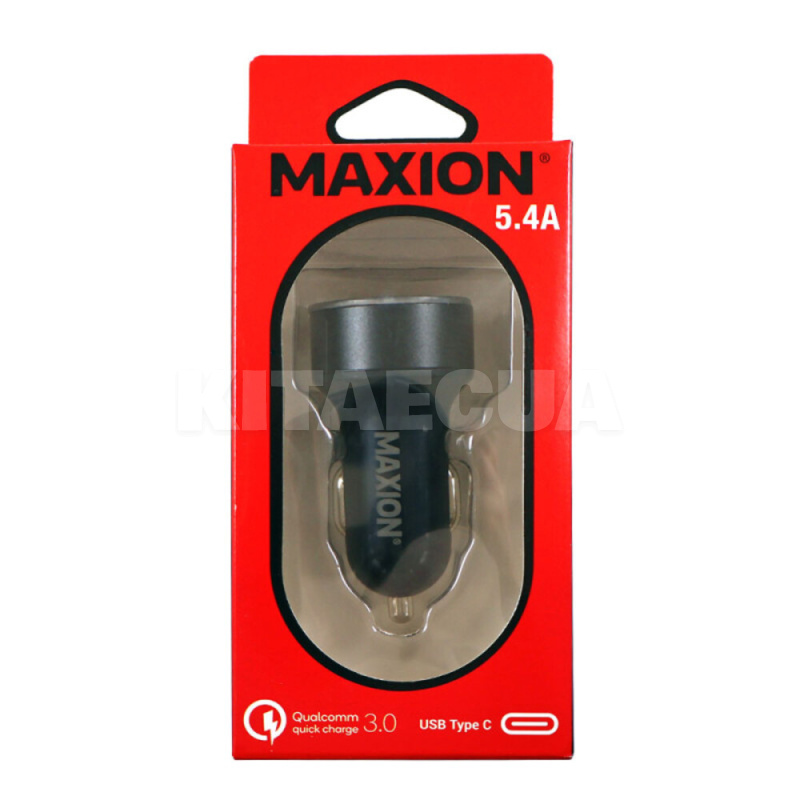 Зарядное устройство 12В/24В 2 выхода (USB+Type-C) 5.4 А MAXION (MXAC-CC036)