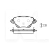 Колодки гальмівні дискові задній REMSA (RS 0777.00)