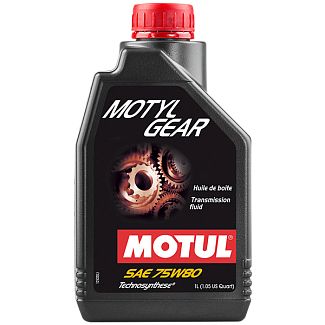 Масло трансмиссионное полусинтетическое 1л 75W-80 GL-4/GL-5 Motylgear MOTUL