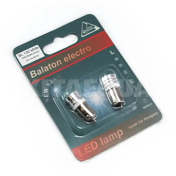 LED лампа для авто BL-130 BA9S 1W (комплект) BALATON (131250) - 2