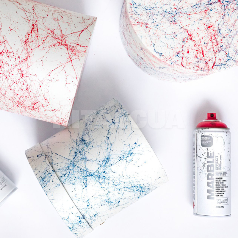 Краска декоративная эффект мрамора 400мл EMCOP медная матовая Marble MONTANA (100091-MONTANA) - 2