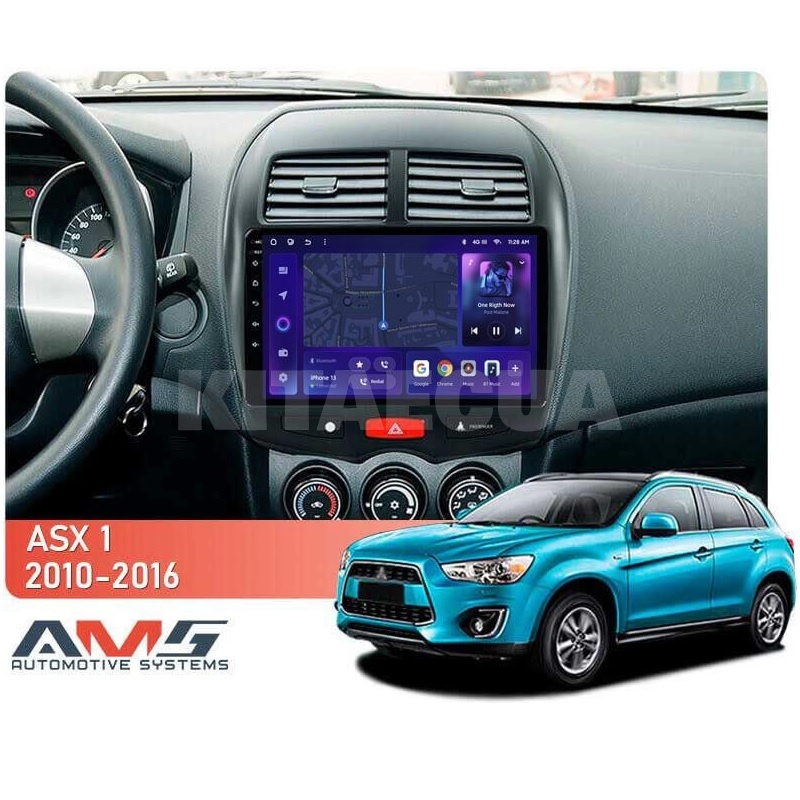 Штатна магнітола MOSS M3 4+32 ГБ 10" Mitsubishi ASX 1 2010-2016 (A) AMS (50839) - 2