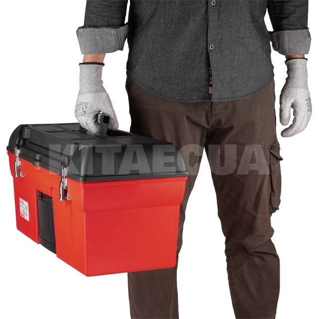 Комплект ящиков для инструментов с металлическими замками 3 ед. 330х180х165 мм, 396х216х164 мм, 610х Intertool (BX-0007) - 2