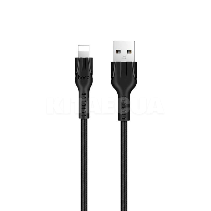 Кабель USB - Lightning 2.4A U31 1.2м черный HOCO (6957531053859)