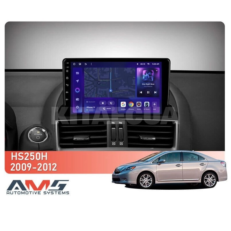 Штатна магнітола MOSS M3 4+32 ГБ Lexus HS F10 2009-2012 (L3) AMS (50120) - 2