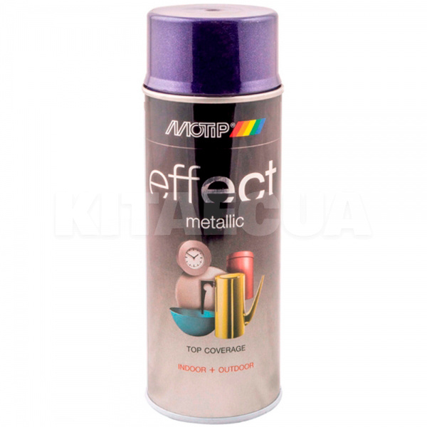 Краска фиолетовая 400мл с эффектом металлик Deco Effect MOTIP (302512)