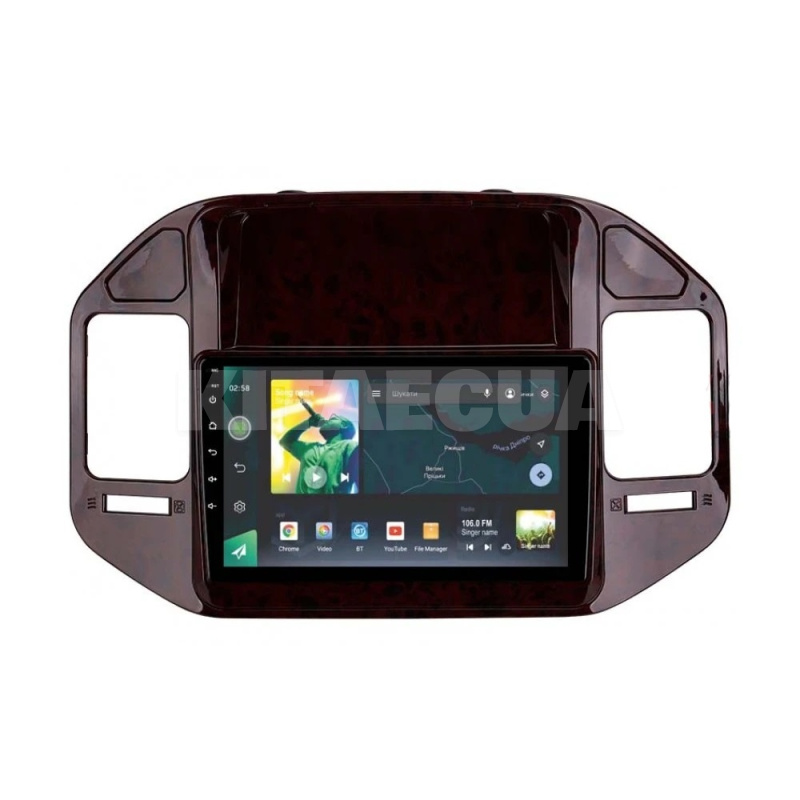 Штатна магнітола X9232 2+32 Gb 9" Mitsubishi Pajero 3 V60 1999-2006 коричнева SIGMA4car (33893) - 3