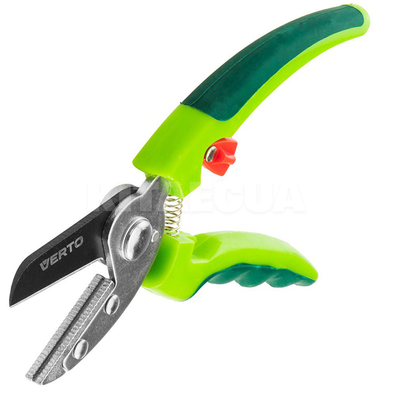 Секатор садовий з наковаленкою 10 мм VERTO (15G201)