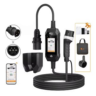 Зарядка для электромобиля Lion EV-Ultra 7.0 кВт Type 2 32A 1-фаза FEYREE