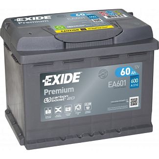 Аккумулятор автомобильный 60Ач 600А "+" слева EXIDE