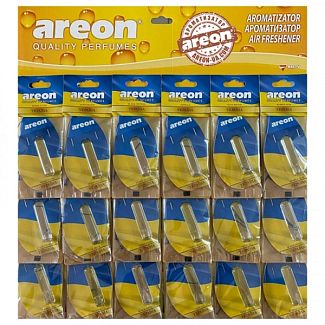 Ароматизатор 5 мл жидкий листик UKRAINE MIX на планшете 18 шт. AREON