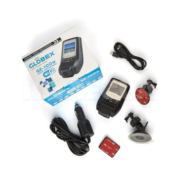 Видеорегистратор HD (1280x720) USB, Wi-Fi GE-100w Globex (GE-100w) - 5