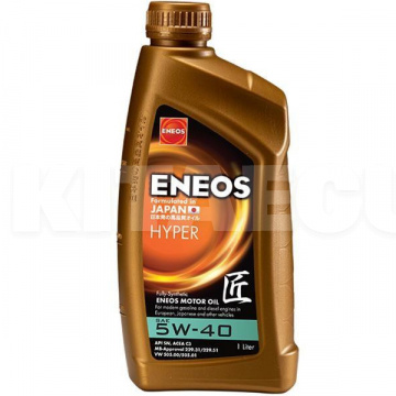 Масло моторное синтетическое 1л 5w-40 hyper ENEOS (EU0031401N)
