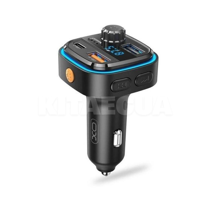 Автомобильное зарядное устройство 2USB+Type-C 5В 1+3.1А XO (XO-BCC08)