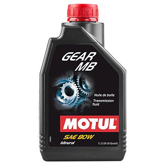 Масло трансмиссионное минеральное 1л 80W GL-4 MOTUL