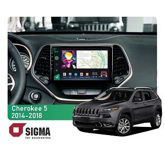 Штатная магнитола PRO 10464 4+64 Gb 10 Jeep Cherokee 5 KL 2014-2018 SIGMA4car