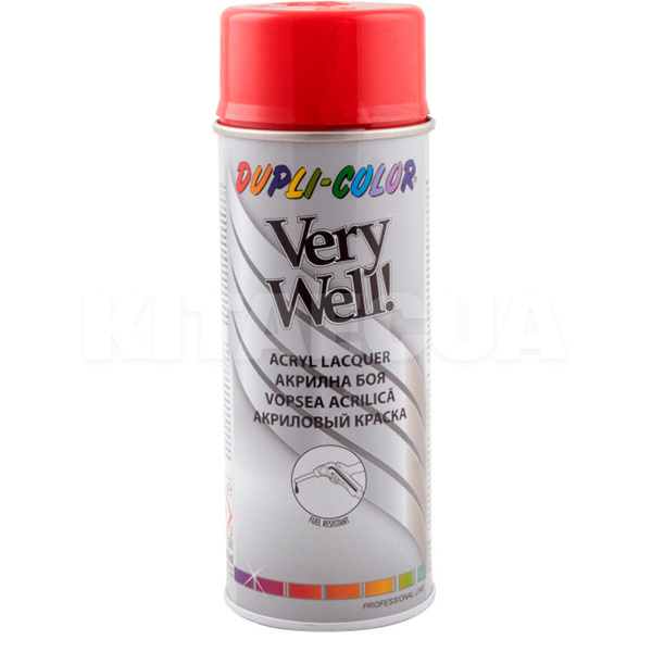 Фарба-емаль універсальна 400мл Ral 3000 вогненно-червона Very Well Dupli Color (VW30000-DUPLI-COLOR)