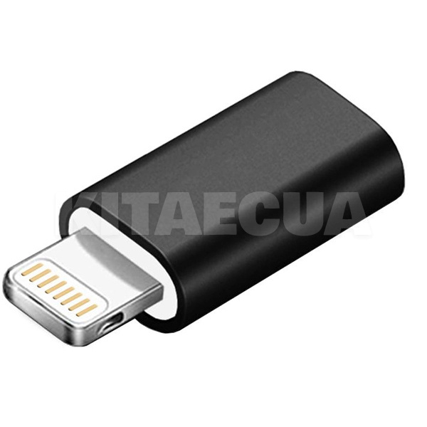 Перехідник microUSB - Lightning AC-005 чорний XoKo (XK-AC005-BK)