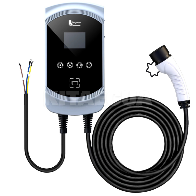 Зарядка для электромобиля Type 2 7.4 кВт 32А 1-фаза Gemini Wi-Fi FEYREE (FY7-32-1PH-TP2-CS-GEM-PRO)