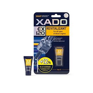 Присадка в моторное масло 9мл ревитализант для дизельного двигателя EX120 XADO