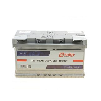 Аккумулятор автомобильный 80Ач 760А "+" справа Solgy