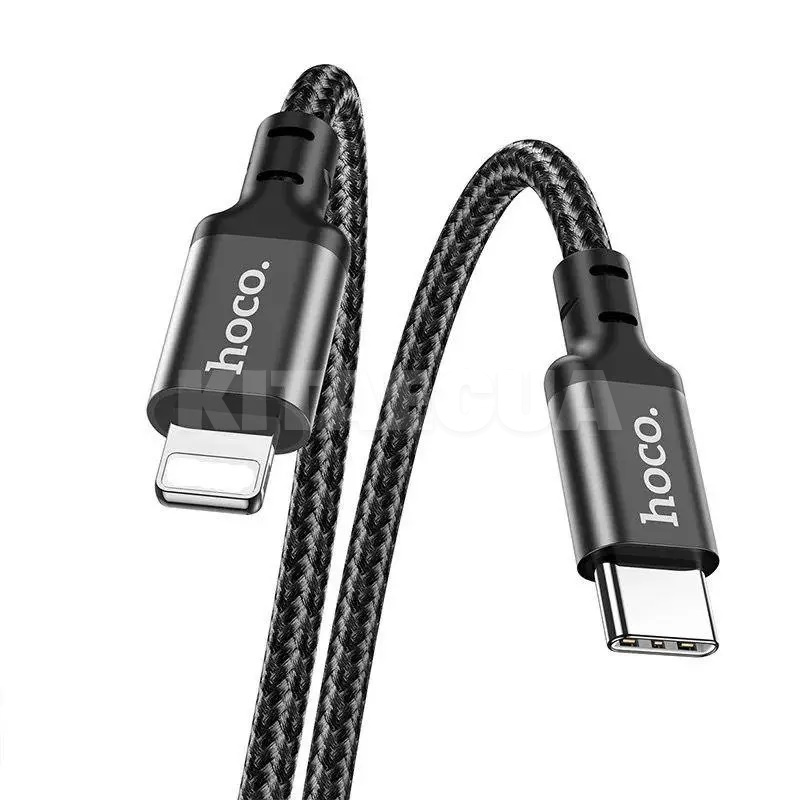 Кабель Type-C - Lightning 3A 20W X14 2м черный HOCO (6931474752208)