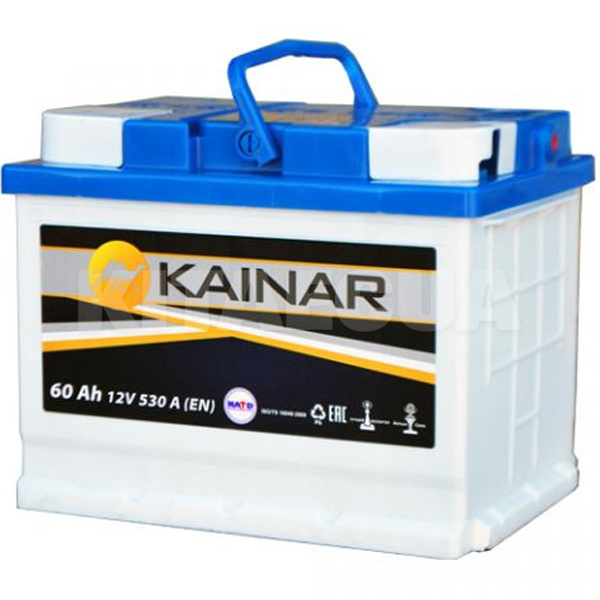 Аккумулятор автомобильный 60Ач 530А "+" справа KAINAR (602510120)
