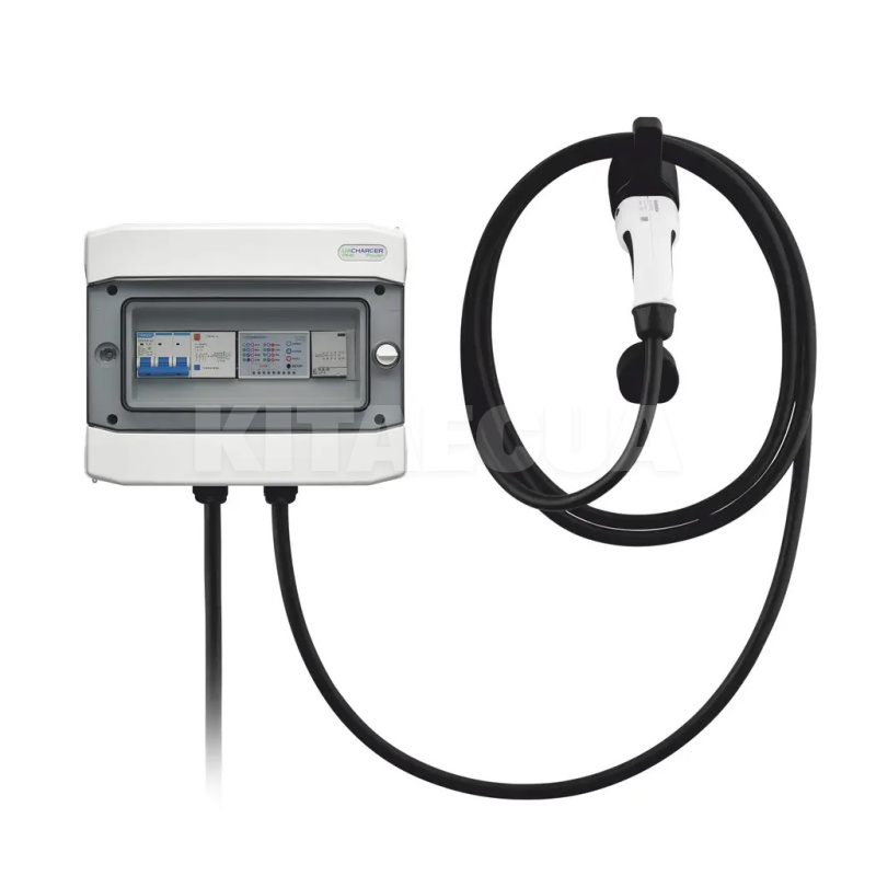Зарядка для электромобиля 22 кВт 32А 3-фазы Type 2 (европейское авто) 9м Power RFID UACHARGER (CHC-PWRF222223-21-9)