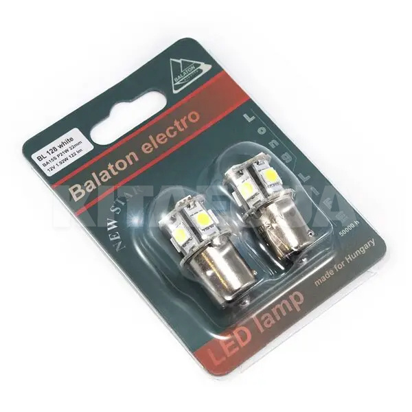 LED лампа для авто BL-128 BA15s 1.92W (комплект) BALATON (131249) - 2