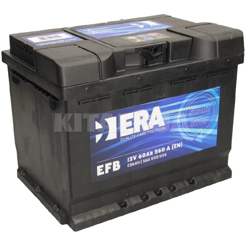 Акумулятор автомобільний 60Ач 640А "+" праворуч ERA (E56011)