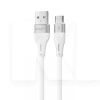 Кабель USB Type-C 2.4A 1м Soft Silicone белый PROOVE (492030003)