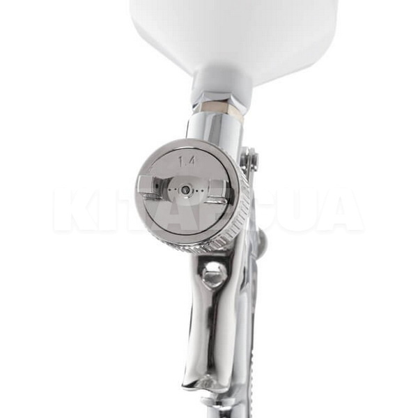 Краскопульт пневматический HP 1.4мм 5 бар бачок 600мл Intertool (PT-0112) - 3