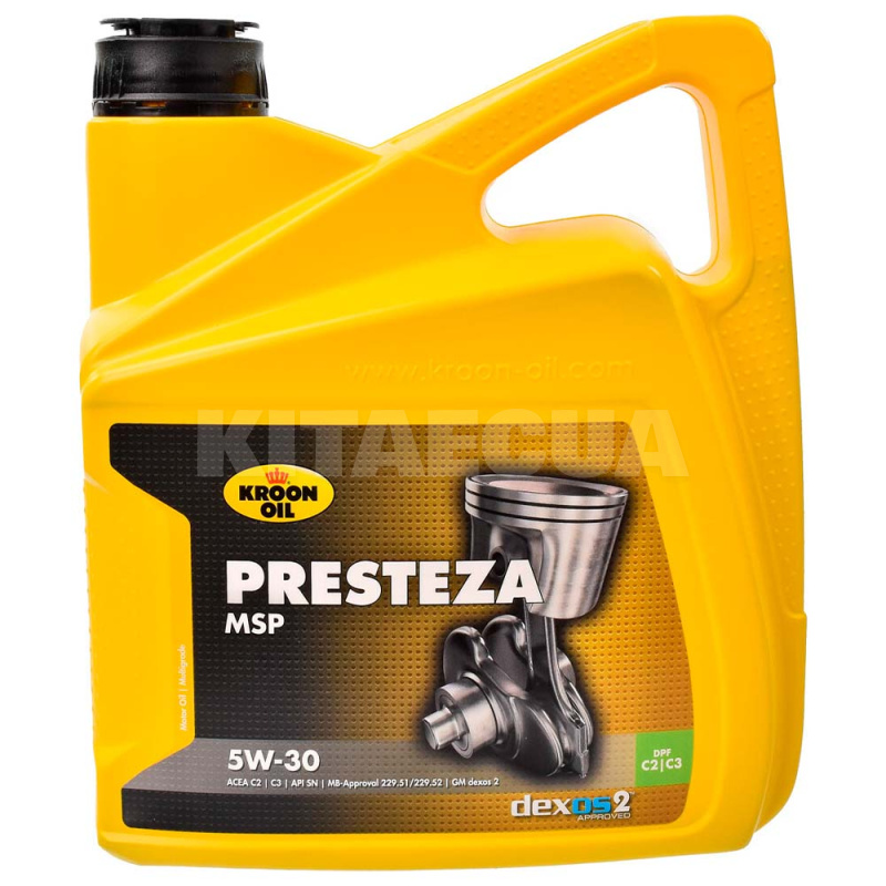 Масло моторное Presteza MSP 4л 5W-30 синтетическое KROON OIL (35137)