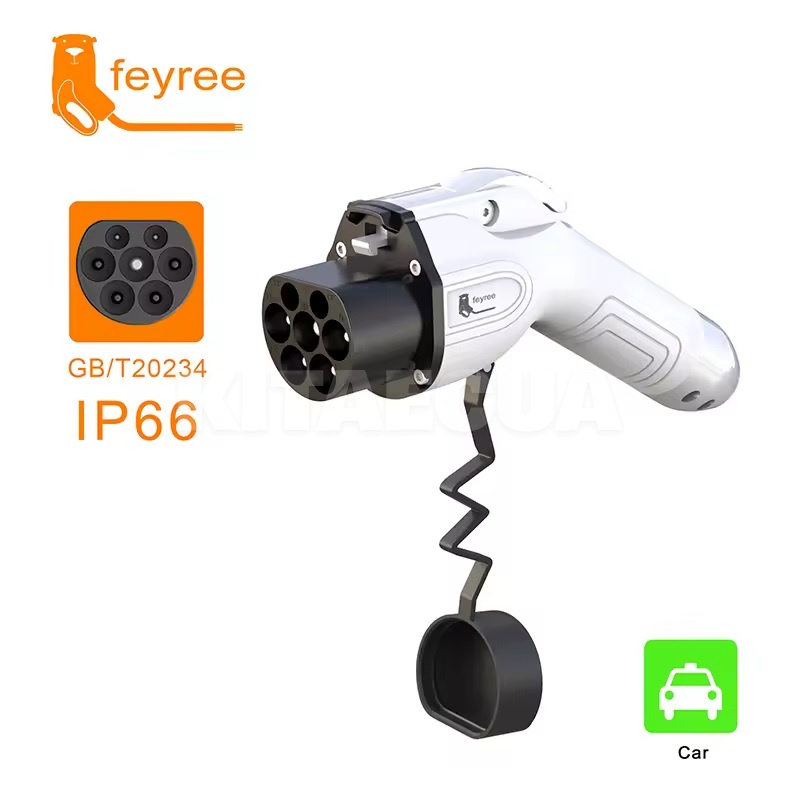 Коннектор для зарядки электромобиля 7.4 кВт 32А Type GB/T 1-фаза (CP-GB/T) - 4