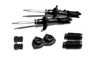 Комплект амортизаторов передних (газомасляные) 14mm REDAUTO